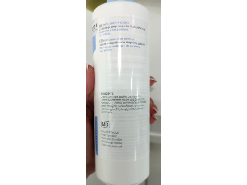 Dexeryl Creme Emolliente, Pflegecreme, Verzachtende Creme, 500 g