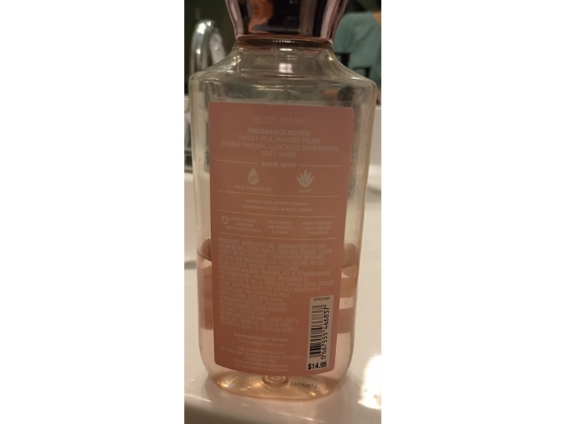 Bath and Body Works Body Wash, Sweet Pea, 10 fl oz/295 mL