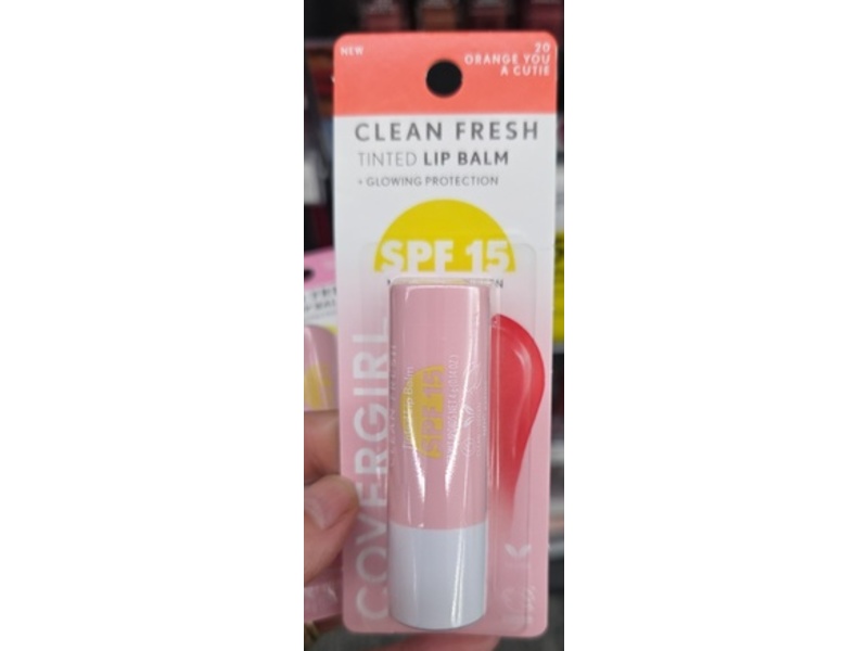 Covergirl Clean Fresh Tinted Lip Balm, Orange You A Cutie, SPF 15, 0.14 oz