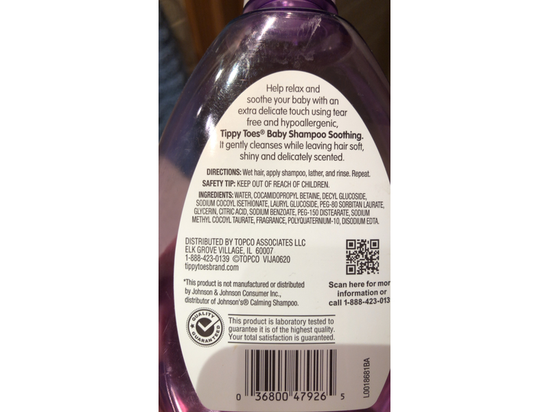 Tippy Toes Soothing Baby Shampoo, 13.6 fl oz/400 mL