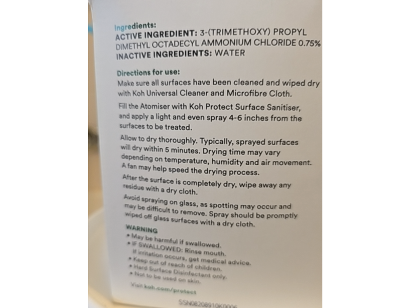 Koh Protect Surface Sanitizer