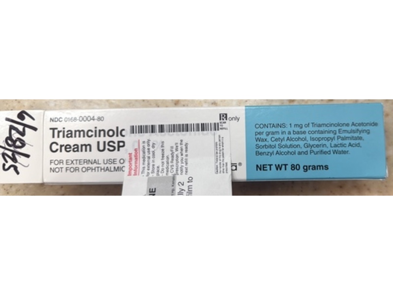 Triamcinolone Acetonide Cream 0.1%, 80 g, Fougera (Rx)