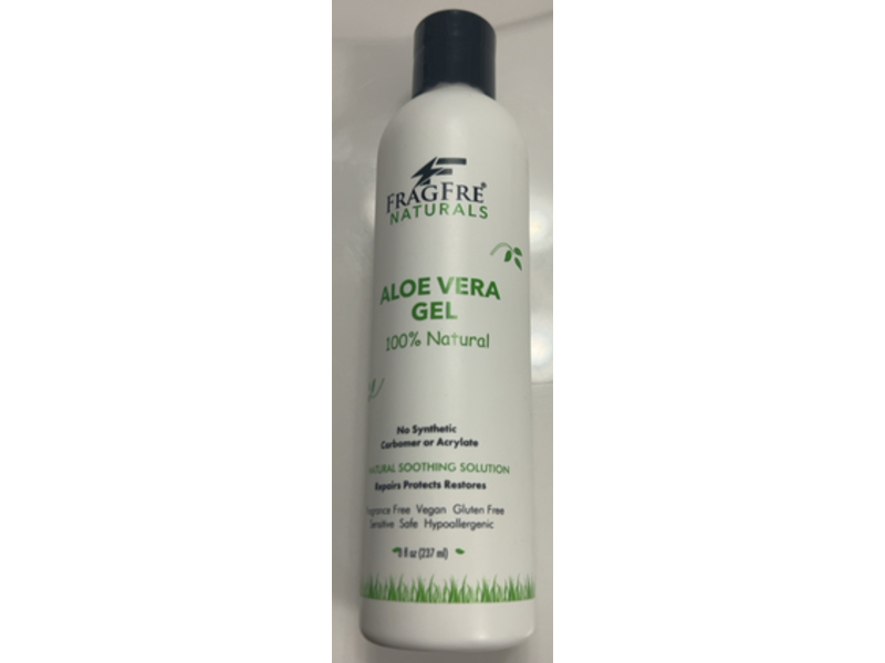 Fragfre Naturals Aloe Vera Gel, 8 fl oz/237 mL