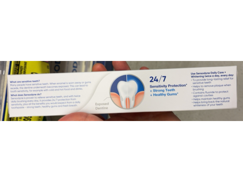 Sensodyne Daily Care +Whitening Fluoride Toothpaste,160 g