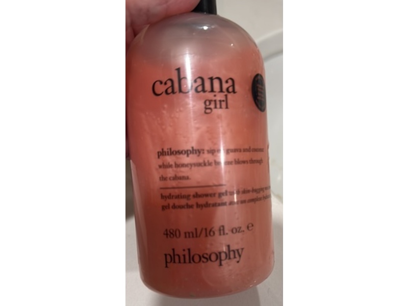 Philosophy Shower Gel, Cabana Girl, 16 fl oz/480 mL