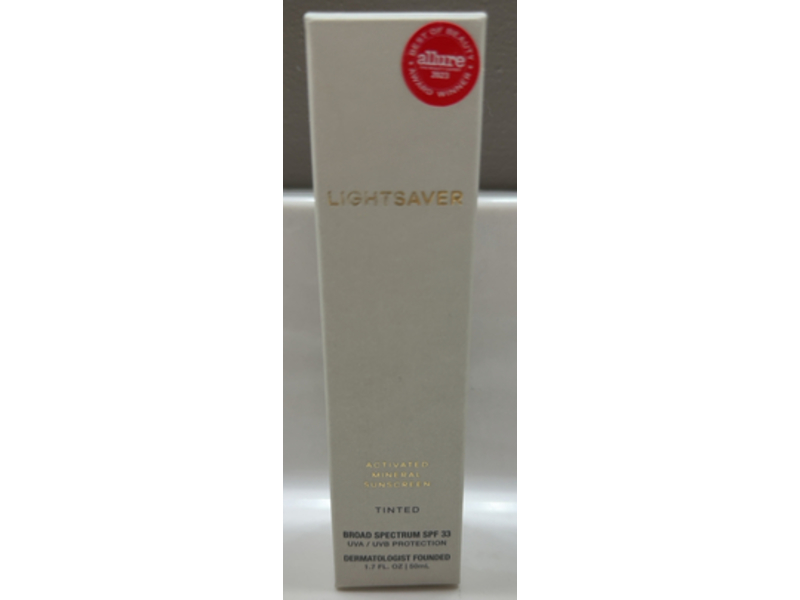 Lightsaver Tinted Activated Mineral Sunscreen, SPF 33, 1.7 fl oz/50 mL