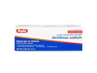 Rugby Diclofenac Sodium Topical Gel 1% Arthritis Pain Reliever, 3.53 oz/100 g - thumbnail 1