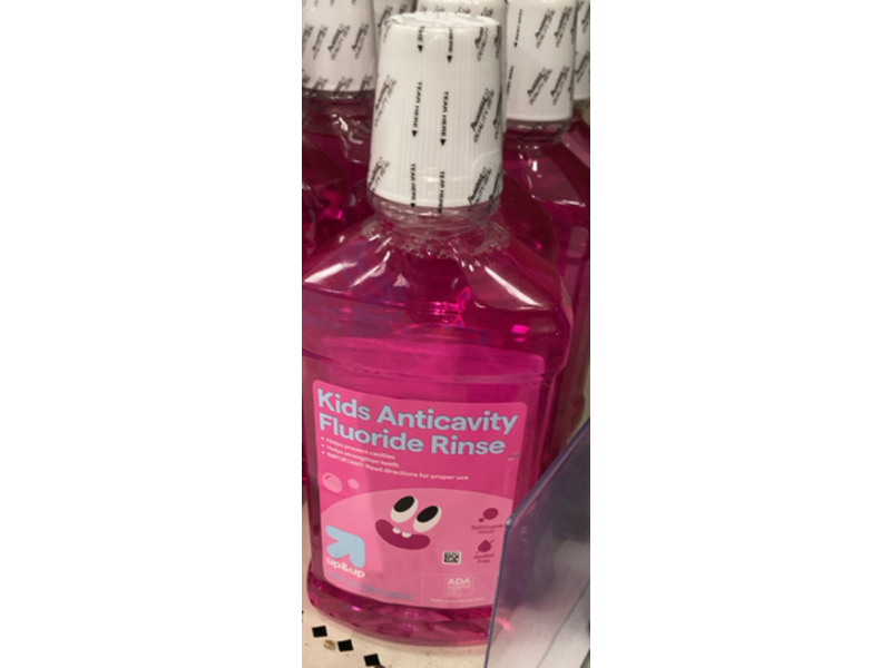 Up&Up Kids Anticavity Fluoride Rinse, Bubble Gum Flavor, 16.9 fl oz/500 mL