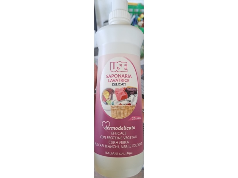 USE Saponaria Liquid Laundry Detergent, 20 Loads, 1000 mL