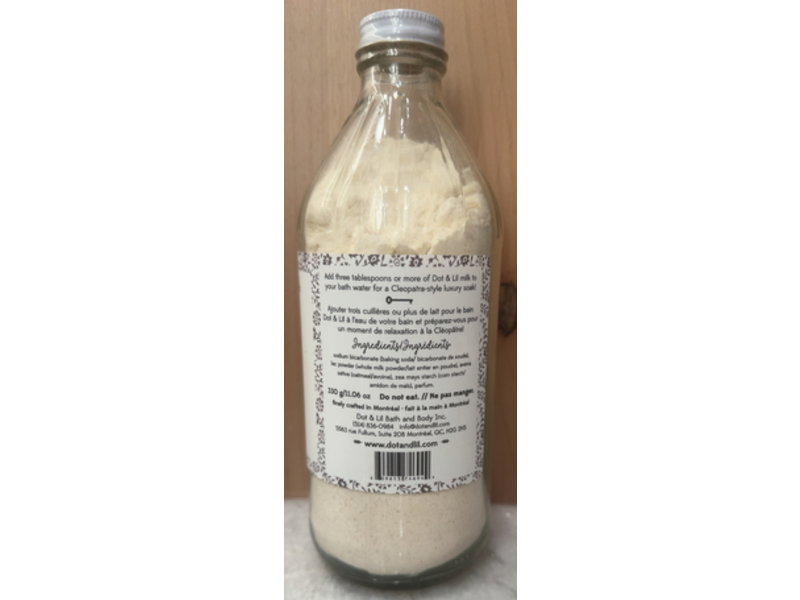 Dot & Lil Rice Flower Bath, Milk Lait, 11.06 oz/330 g