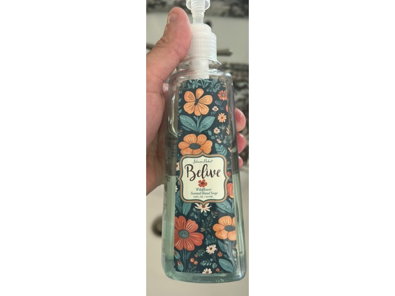 Johnson Parker Believe Hand Soap, Wildflower, 14 fl oz/414 mL