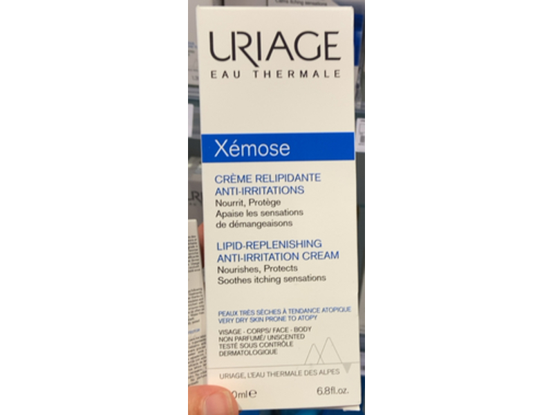 Uriage Xemose Lipid Replenishing Anti-Irritation Cream, 6.8 fl oz/200 mL