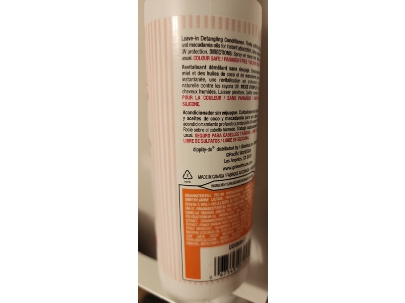 Dippity-do Girls With Curls Leave-In Detangling Conditioner, 8 fl oz/236 mL