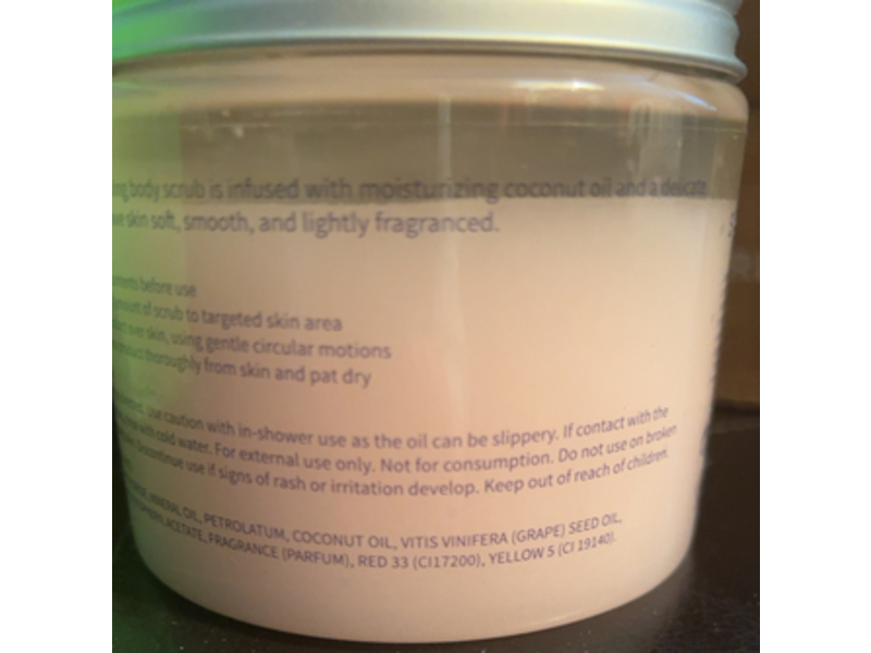 SpaLife Salt Body Scrub, Rose, 20 oz/567 g