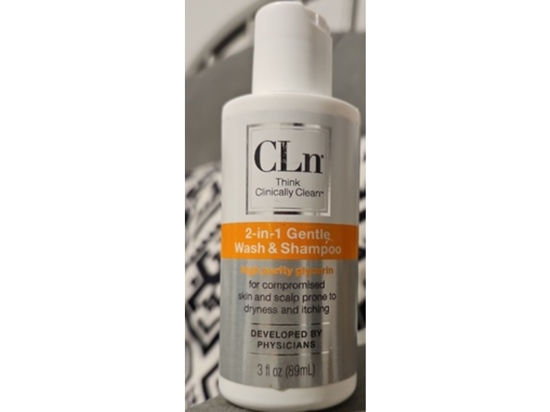 CLn 2-In-1 Gentle Wash & Shampoo, 3 fl oz/89 mL