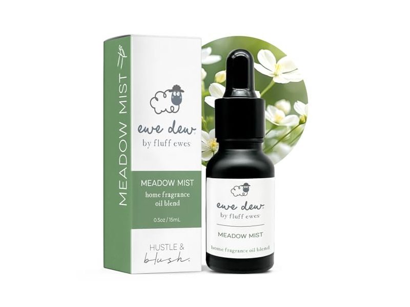 Hustle & Blush Ewe Dew Home Fragrance Oil Blend, Meadow Mist, 0.5 oz/15 mL
