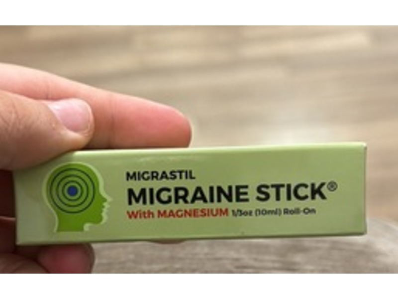 Migrastil Migraine Stick, Magnesium, 1/3 oz/10 mL