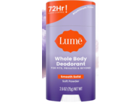 Lume Smooth Solid Whole Body Deodorant, Soft Powder, 2.6 oz/75 g, Pack Of 2 - thumbnail 1