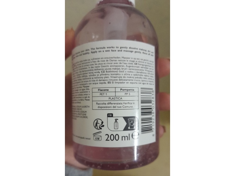 The Beauty Dept Bubble Face Cleanser, Rose Water, 200 mL