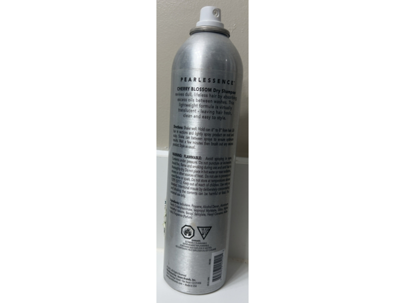 Pearlessence Dry Shampoo, Cherry Blossom, 8 oz/227 g