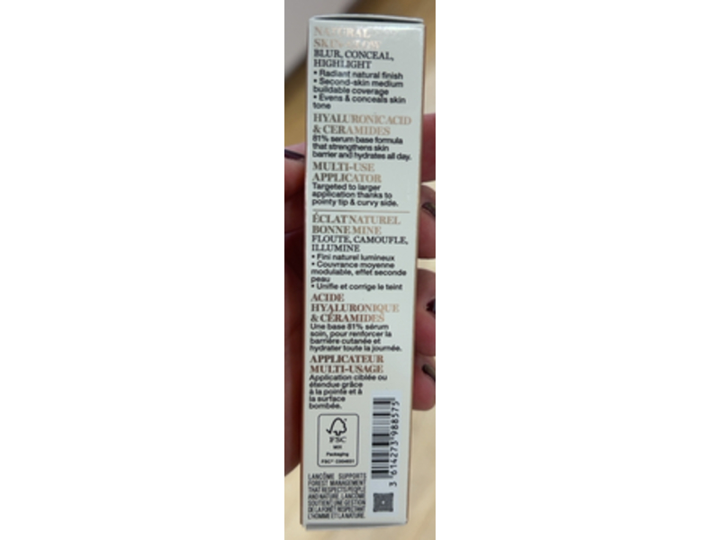 Lancome Teint Idole Ultra Wear Care & Glow Serum Concealer, 400W, 0.43 fl oz/13 mL