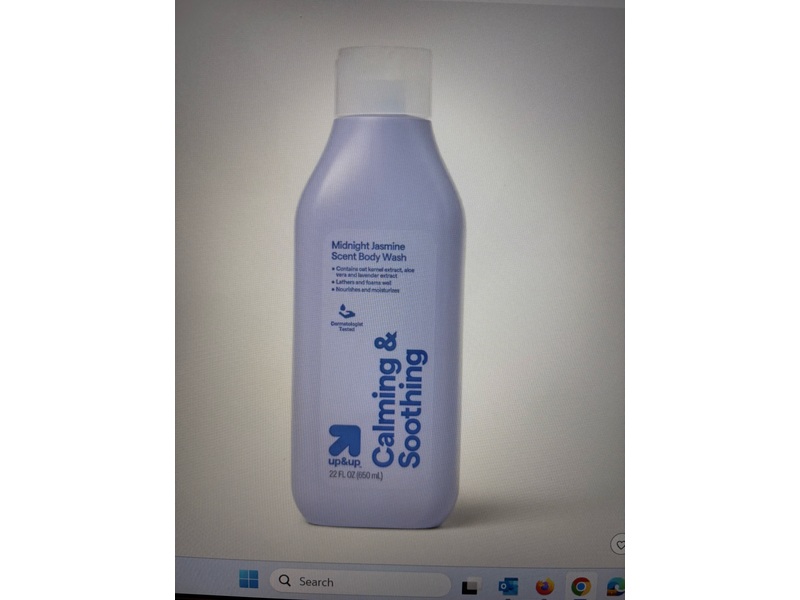 Up & Up Calming & Soothing Scented Body Wash, Midnight Jasmine, 22 fl oz/650 mL