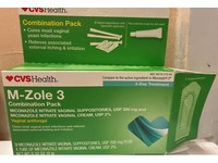 CVS Health Vaginal Antifungal M-Zole 3 Suppositories & Cream, USp 200 MG Plus, USP 2%, 32 fl oz/9 g - Image 3
