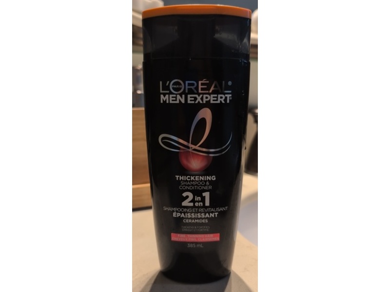 L'Oreal Paris Men Expert Thickening 2-In-1 Shampoo & Conditioner, 385 mL