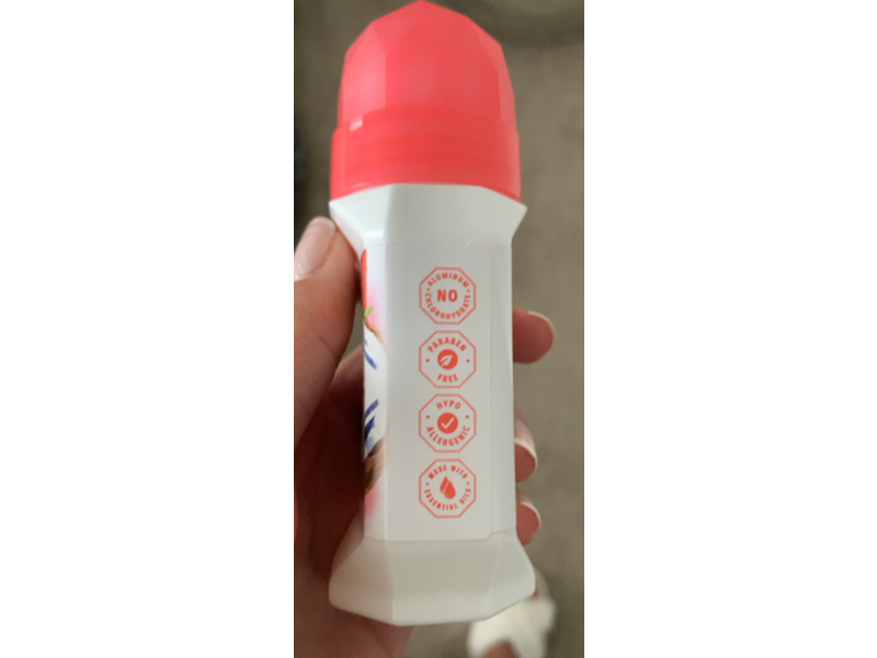 Crystal Mineral- Enriched Deodorant Roll-On, Coconut & Vanilla, 2.225 fl oz/66 mL