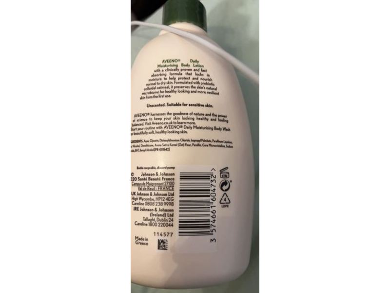 Aveeno Daily Moisturising Body Lotion, 500 mL