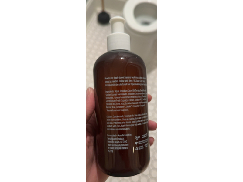 Terra Beauty Bars Super Curl + Shampoo, 12 oz/354 mL