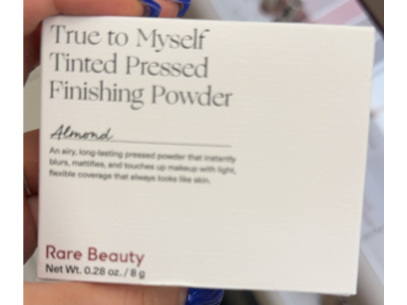 Rare Beauty True to Myself Tinted Pressed Finishing Powder, Almond, 0.28 oz/8 g