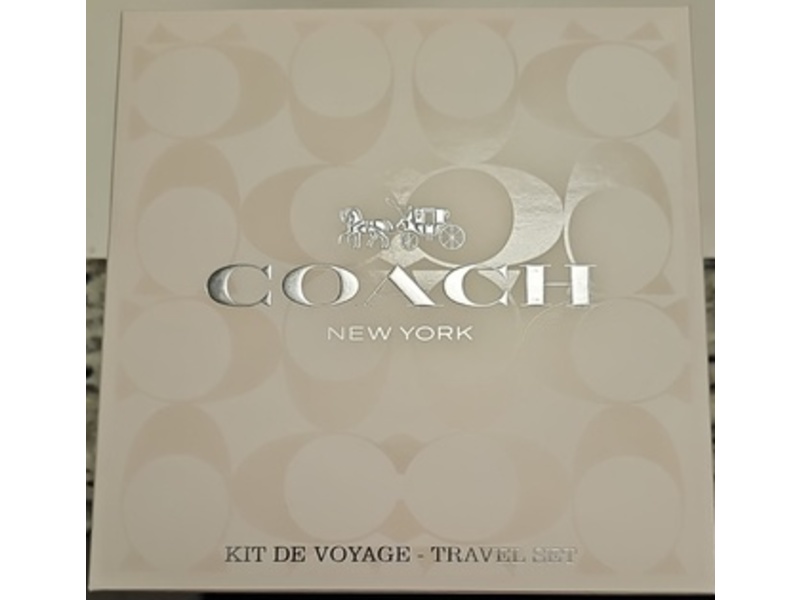 Coach New York Travel Set, Natural Spray + Perfumed Body Lotion, 3.3 fl oz