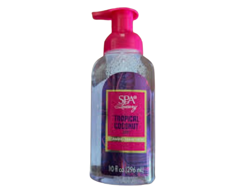 SPA Luxury Foaming Hand Wash, Tropical Coconut, 10 fl oz/296 mL