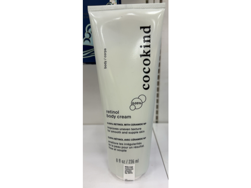 Cocokind Retinol Body Cream, 8 fl oz/236 mL