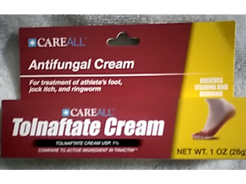 Care All Antifungal Cream, Tolnaftate, 1 oz/28 g, Pack Of 4