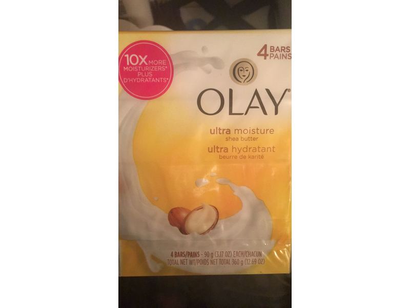 Olay Ultra Moisture Beauty Bar Soap with Shea Butter - 3 oz - 4 ct
