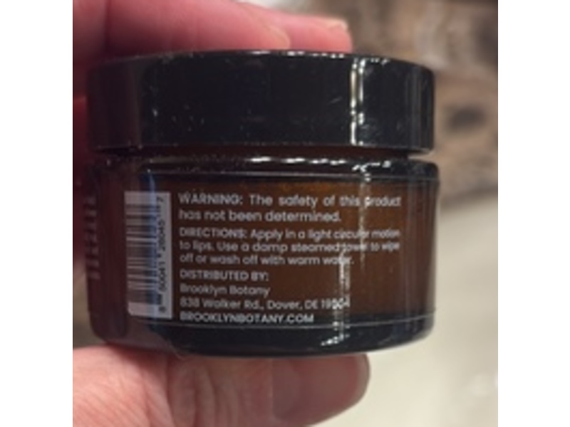 Brooklyn Botany Lip Scrub, Peppermint, 1 oz/28 g