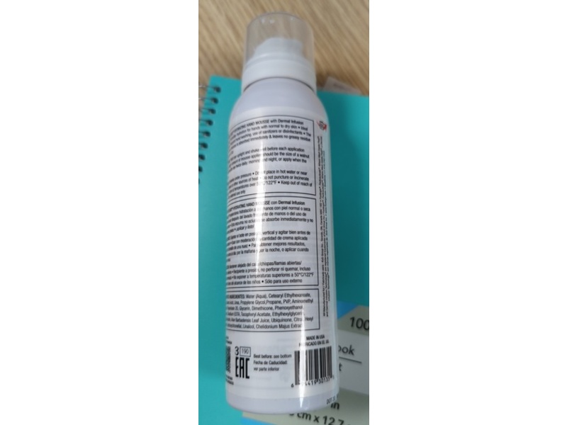 Footlogix Hydrating Hand Mousse, 4.23 oz/19.9 g