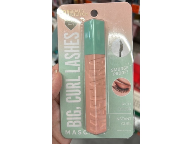 Beauty Intuition Big Curl Lashes Mascara, Black, 0.32 oz/9 g