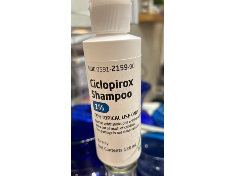 Ciclopirox Shampoo 1%, 120 mL, Actavis Pharma (Rx)