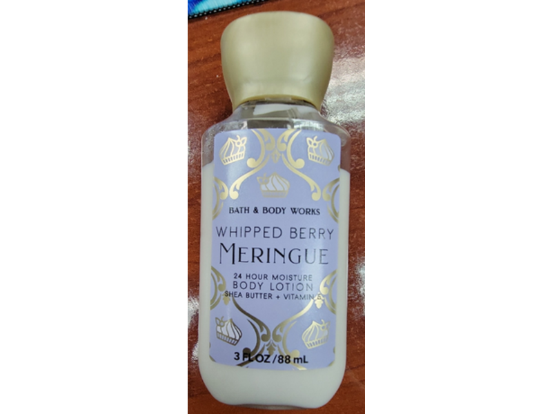 Bath & Body Works 24 Hr Moisture Body Lotion, Whipped Berry Meringue, 3 fl oz/88 mL
