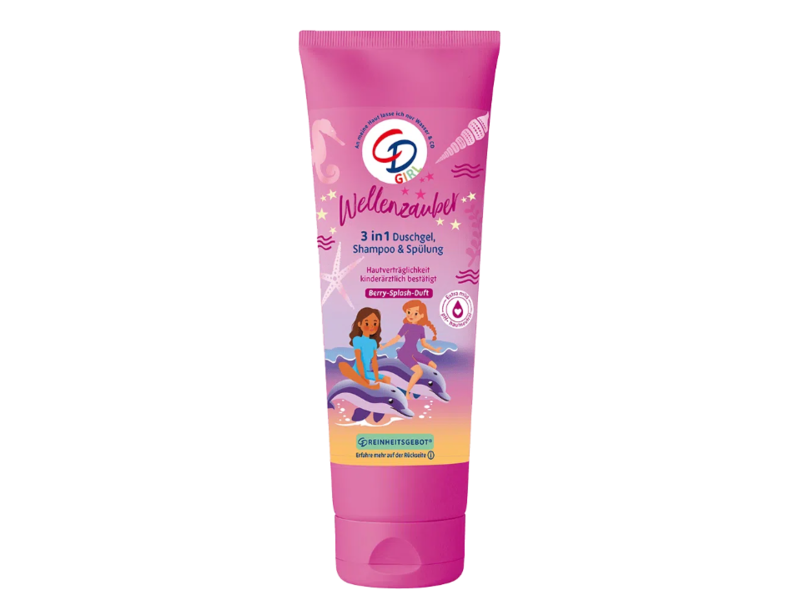 Cd Girl Wellenzauber 3 In 1 Shower Gel Shampoo & Conditioner, 250 mL