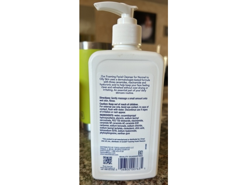 Topcare Beauty Foaming Facial Cleanser, 12 fl oz/355 mL