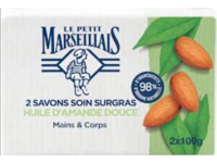 Le Petit Marseillais Soap, Sweet Almond, 100 g, 2 Count - Image 2