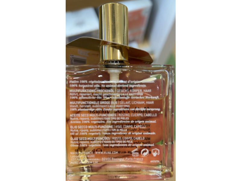 Nuxe Huile Prodigieuse Multi-Purpose Dry Oil, 1.6 oz/50 mL