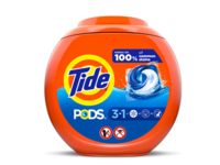 Tide 3 In 1 Laundry Detergent Pods, Clean Breeze, 47 fl oz/1.35 kg, 57 Pacs - Image 2