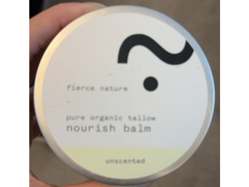 Fierce Nature Nourish Balm, Pure Organic Tallow, 100g