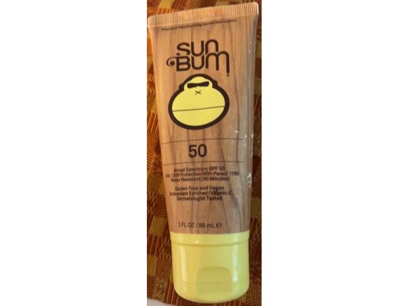 Sun Bum Premium Moisturizing Sunscreen Lotion, SPF 50, 3 fl oz/88 mL