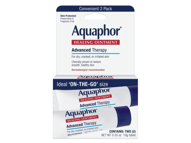 Aquaphor Healing Ointment, Advanced Therapy, 0.35 oz/10 g, Pack Of 2